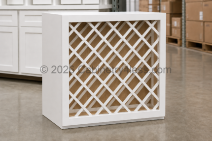 Double Dove White Wine Rack 30″W