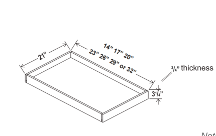 Iron Black Roll Out Tray