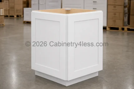 SW-BEC24 – Shaker White Base End Cabinet (BEC24)