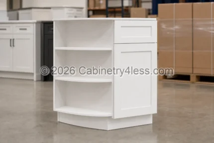 SW-BES12 – Shaker White Base End Shelf (BES12)