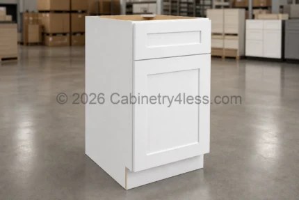SW-DFB18 – Shaker White Document File Base Cabinet (DFB18)