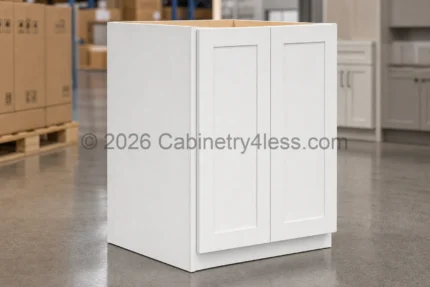 Shaker White Wall Blind Corner Cabinet 42″H