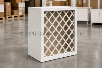 SW-WRC2430 – Shaker White Wine Rack 24″W