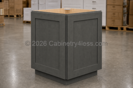 DSG-BEC24 – Double Smokey Gray Base End Cabinet (BEC24)