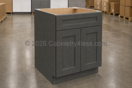 DSG-SB27 – Double Smokey Gray Sink Base 27″W
