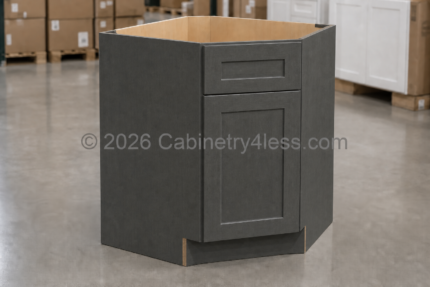 DSG-CSB36 – Double Smokey Gray Corner Sink Base Cabinet (CSB36)