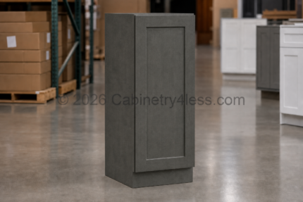 Double Smokey Gray Utility Pantry 18″W