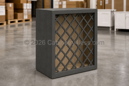 DSG-WRC2430 – Double Smokey Gray Wine Rack 24″W