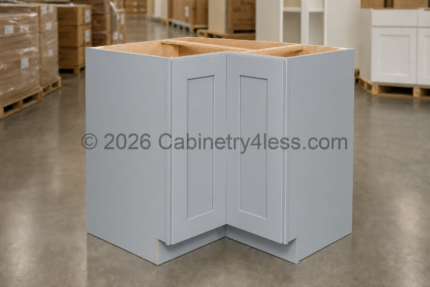 Gray Shaker Easy Reach Base Cabinet