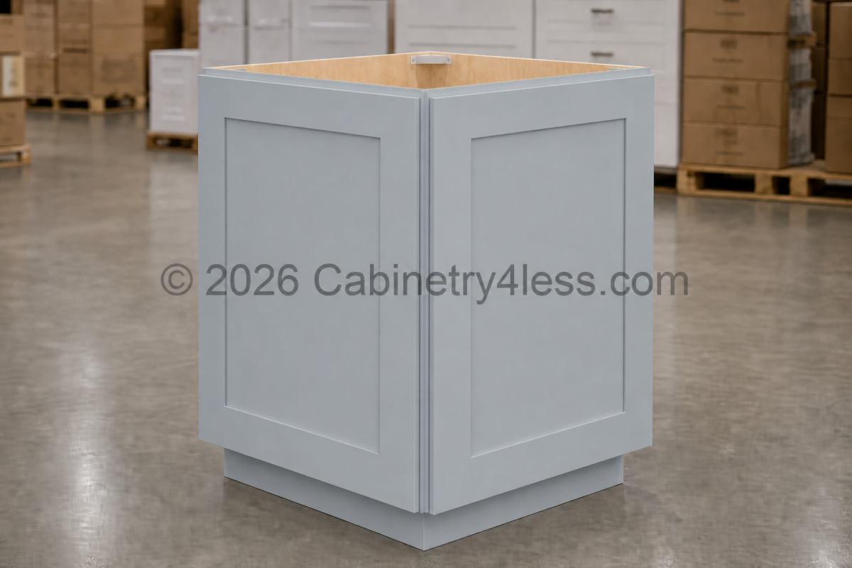GR-BEC24 – Gray Shaker Base End Cabinet (BEC24)
