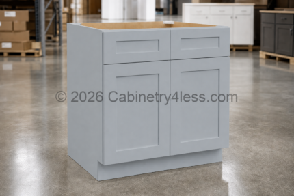 Gray Shaker Sink Base 30″/33″/36″W