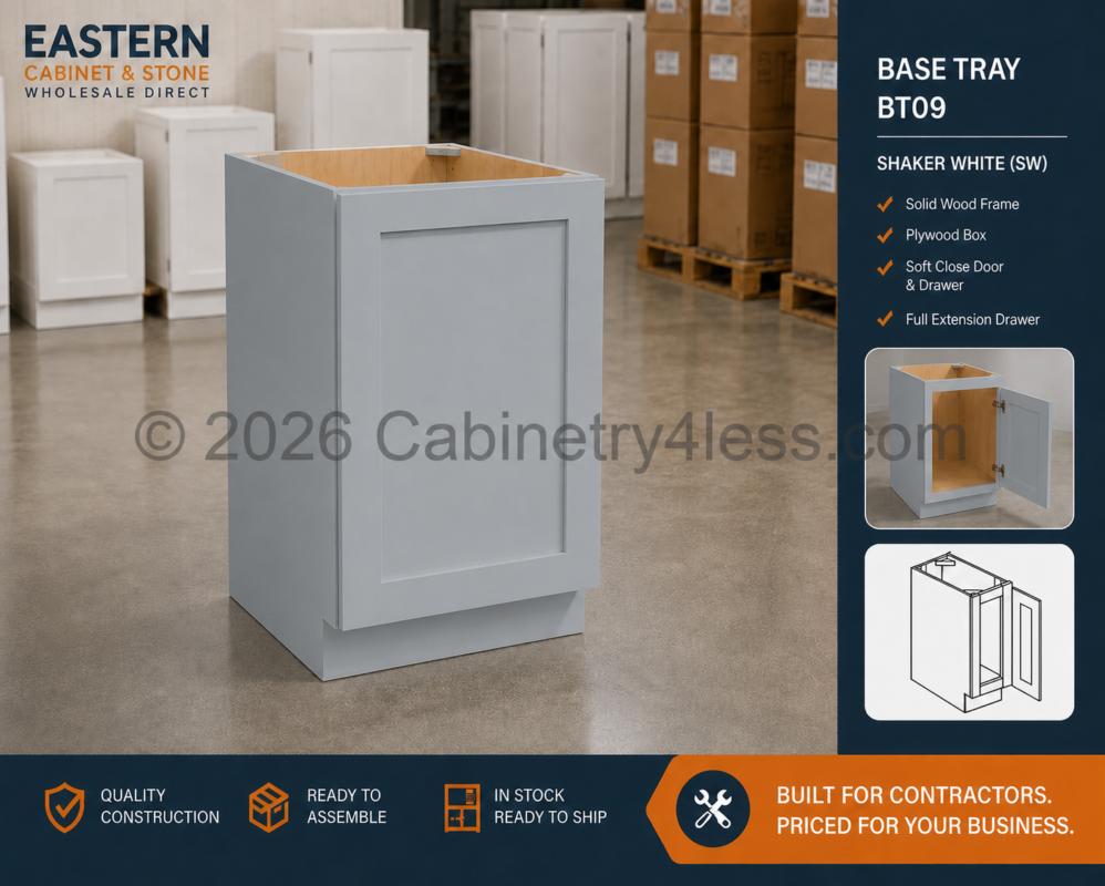 GR-BT09 – Gray Shaker Base Tray (BT09)