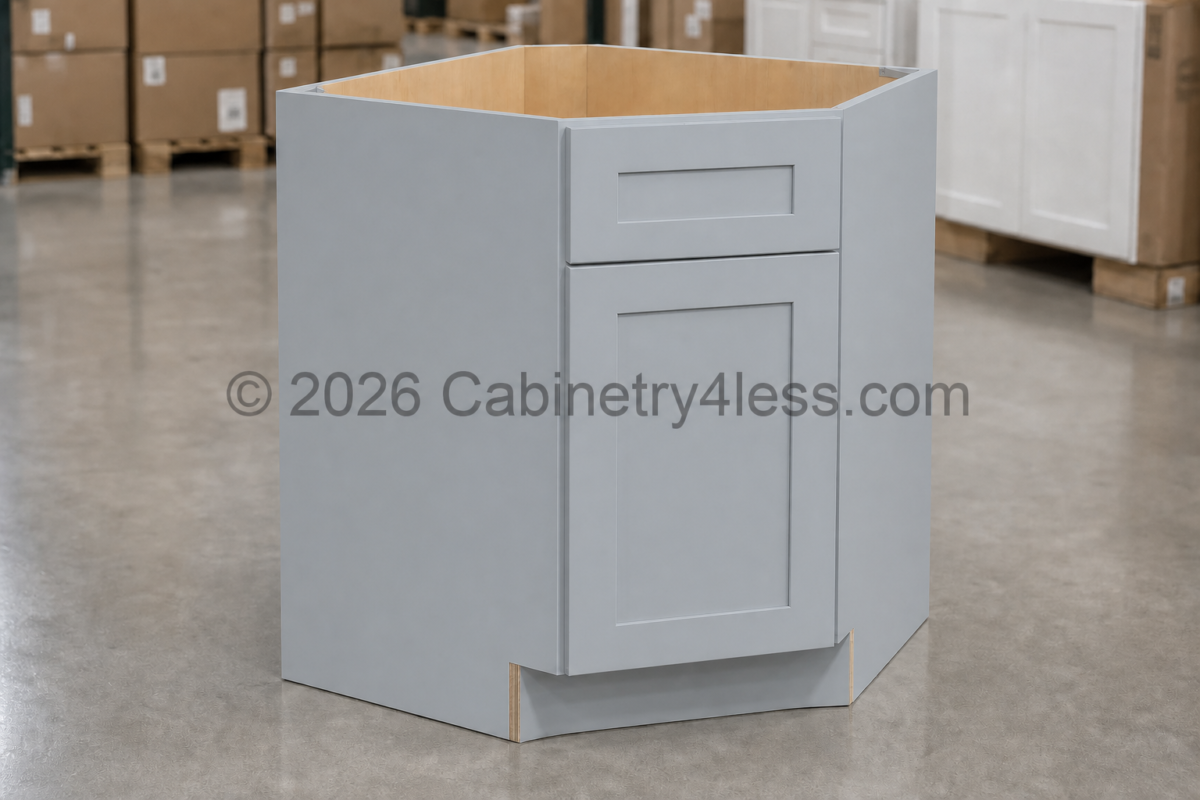 GR-CSB36 – Gray Shaker Corner Sink Base Cabinet (CSB36)