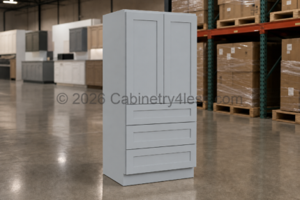 Gray Shaker Oven Pantry 30″W