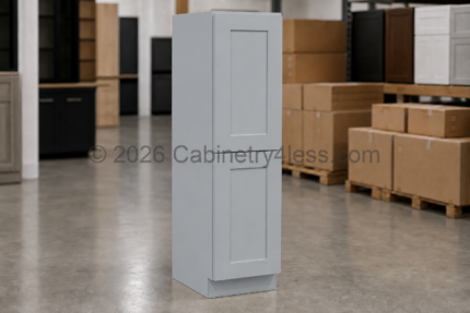 Gray Shaker Utility Pantry 24″W
