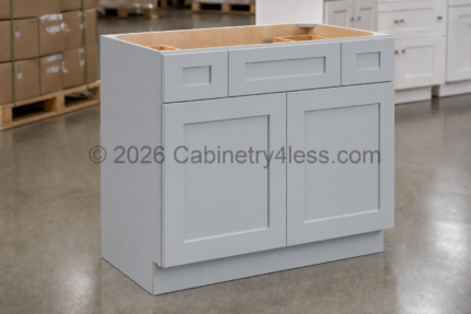 Gray Shaker Vanity Combo