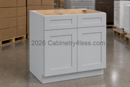 Gray Shaker Vanity Sink Base 30″/33″/36″W