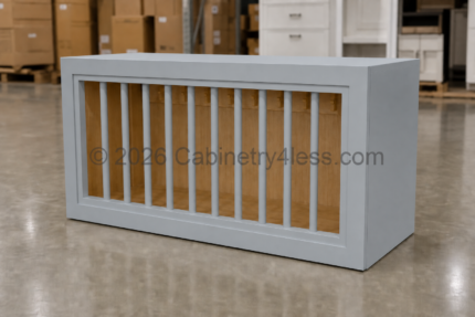 GR-PR3015 - Gray Shaker Plate Rack 30"W 15"H