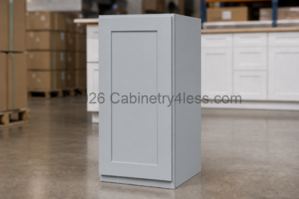 Gray Shaker Wall Cabinet Single Door 36″H