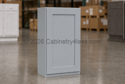 Gray Shaker Wall Cabinet Single Door 42″H