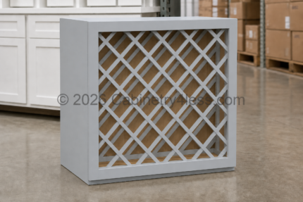 Gray Shaker Wine Rack 30″W