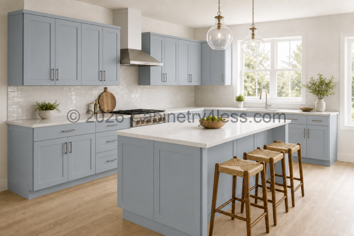 GR-BEC24 – Gray Shaker Base End Cabinet (BEC24)