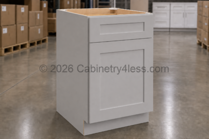 High Glossy Gray Base Cabinet Single Door