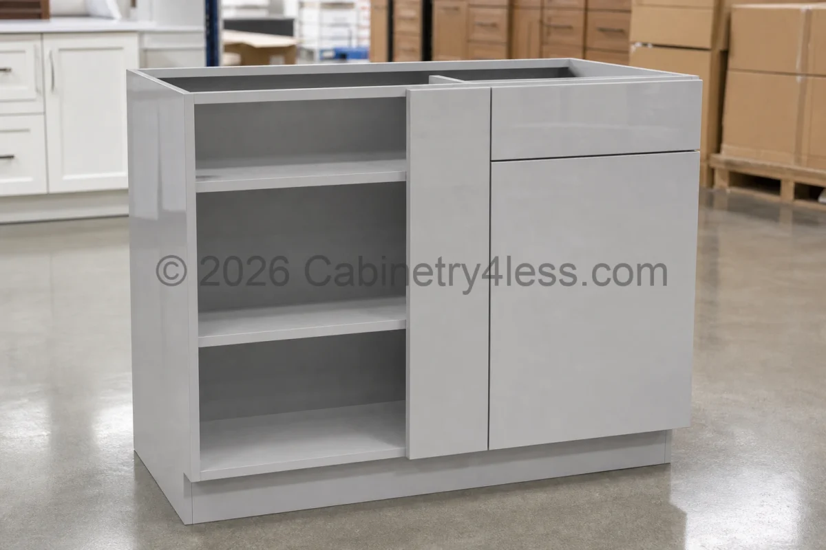 HG-BBC45 – High Glossy Gray Base Blind Corner Cabinet (BBC45)