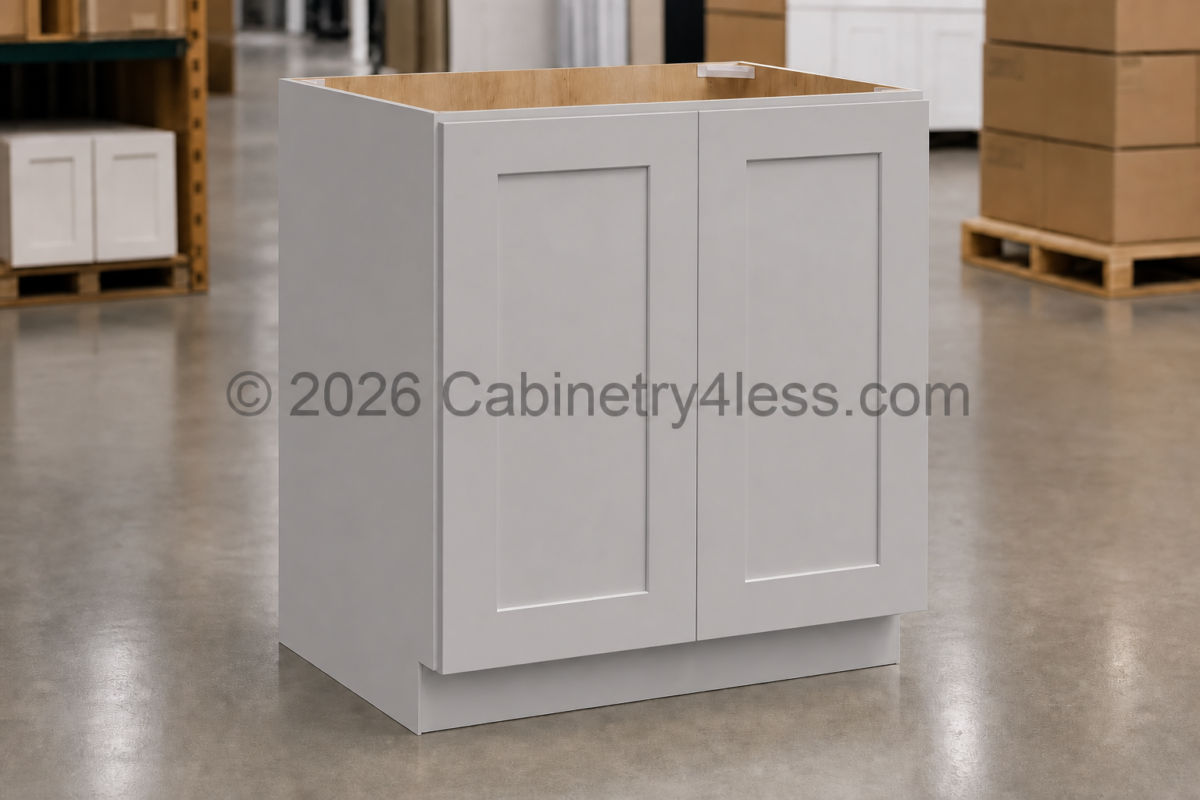 HG-FHB18 – High Glossy Gray Full-High Door Base Cabinet (FHB18)