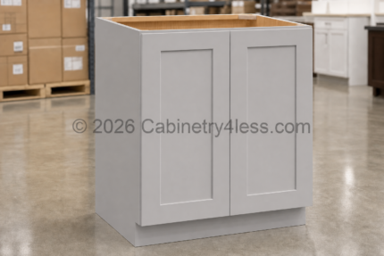 HG-FHB24 - High Glossy Gray Full-High Door Base Cabinet (FHB24)