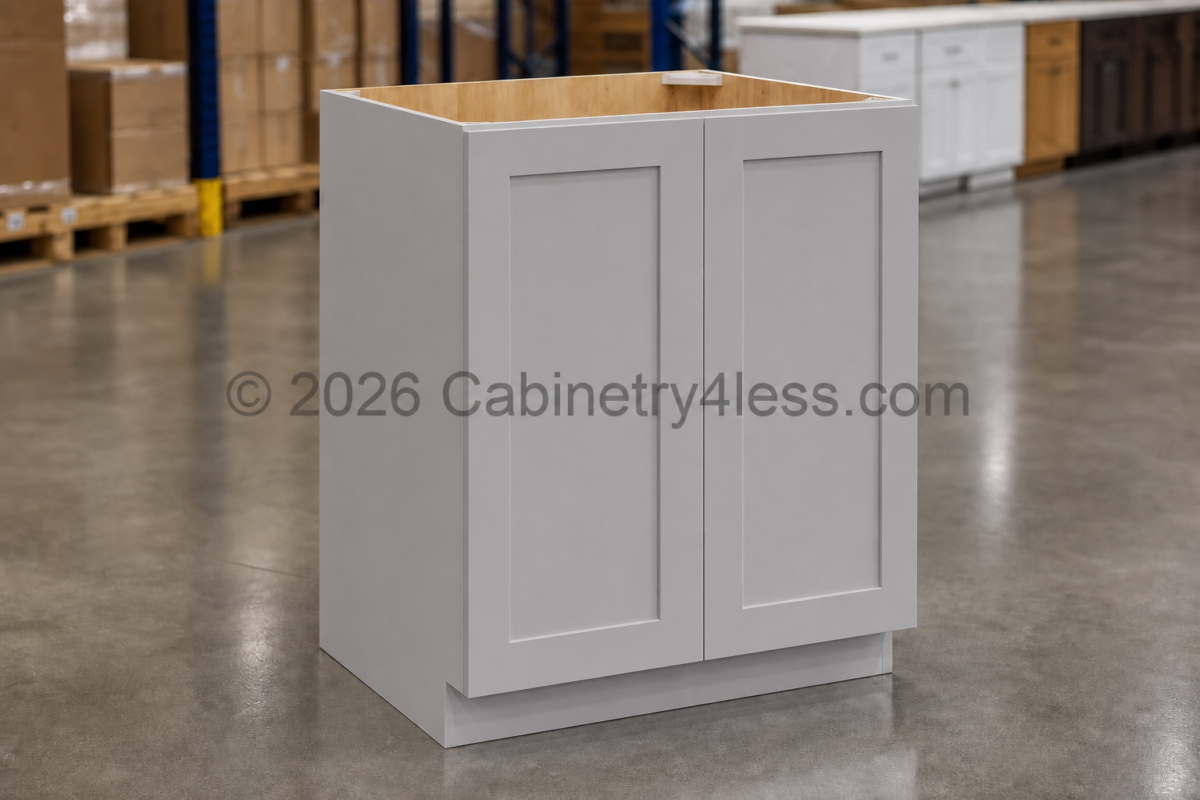 HG-FHB30 – High Glossy Gray Full-High Door Base Cabinet (FHB30)