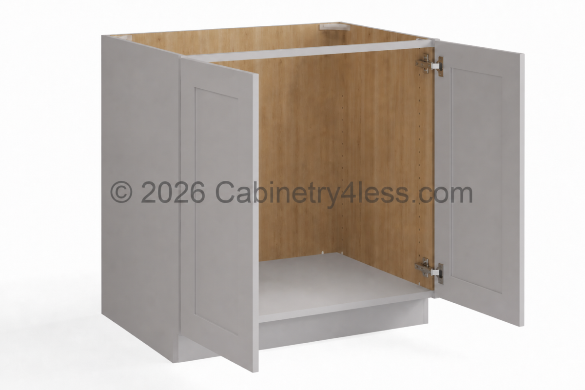 HG-FHB30 – High Glossy Gray Full-High Door Base Cabinet (FHB30)
