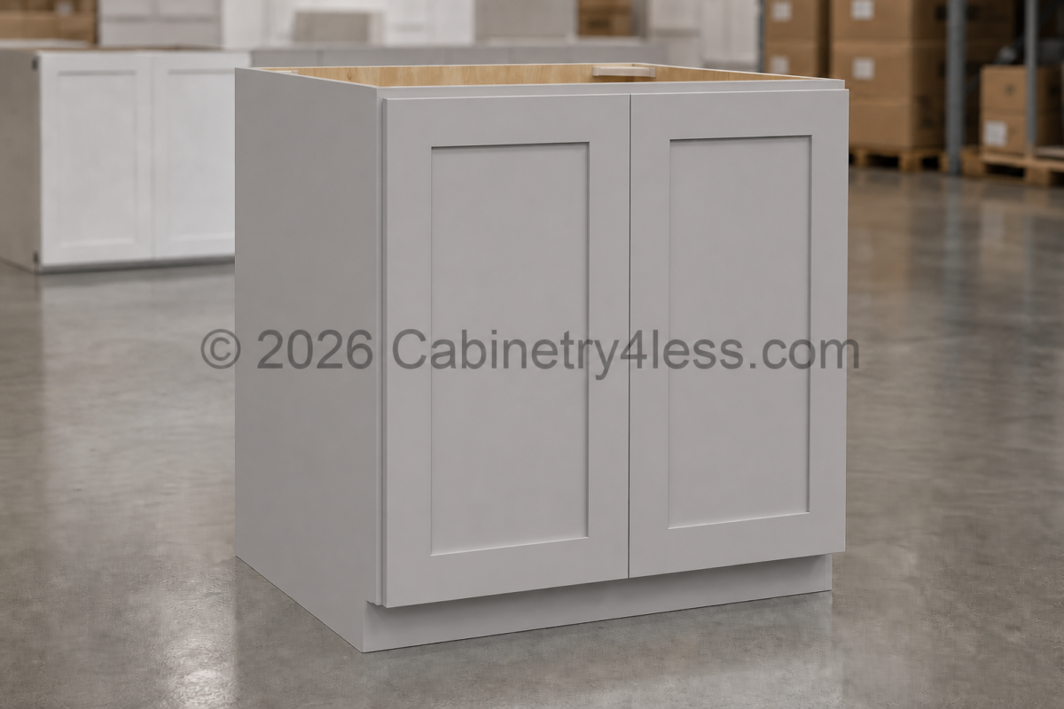 HG-FHB36 – High Glossy Gray Full-High Door Base Cabinet (FHB36)