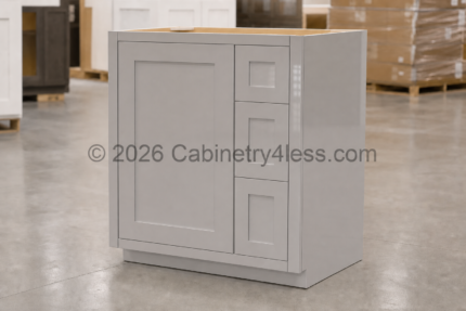 HG-WBC2736 - High Glossy Gray Wall Blind Corner Cabinet 36"H