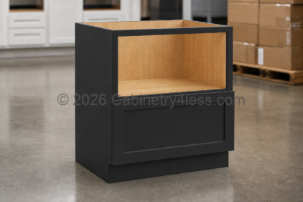 Iron Black Microwave Base Cabinet