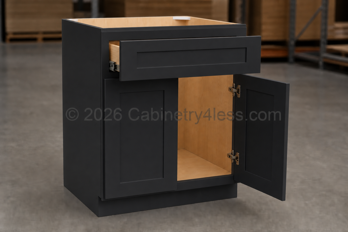 IB-DCSF42 – Iron Black Corner Sink Base Front (DCSF42)