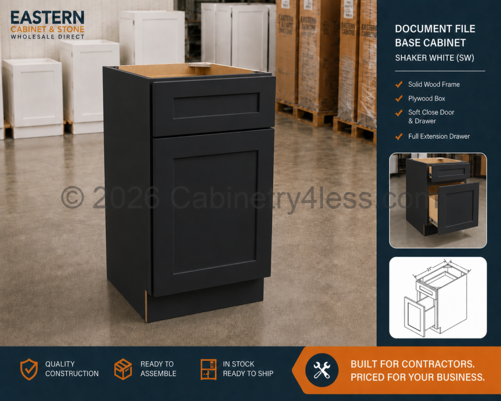 IB-DFB18 – Iron Black Document File Base Cabinet (DFB18)