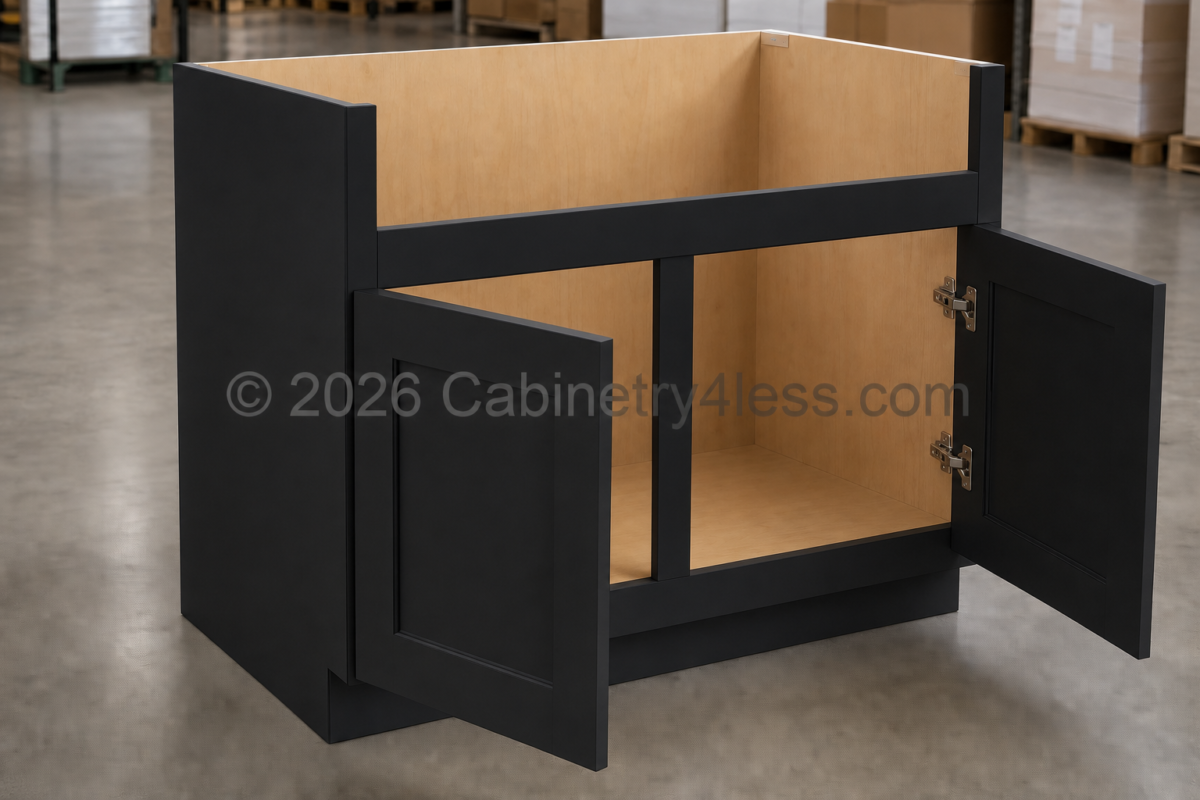 IB-FSB36 – Iron Black Farmhouse Sink Base (FSB36)