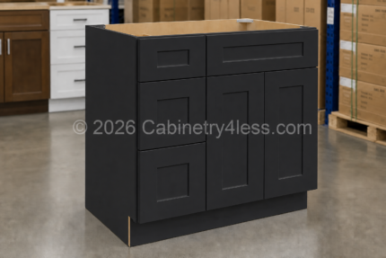 Iron Black Vanity Combo 36″W