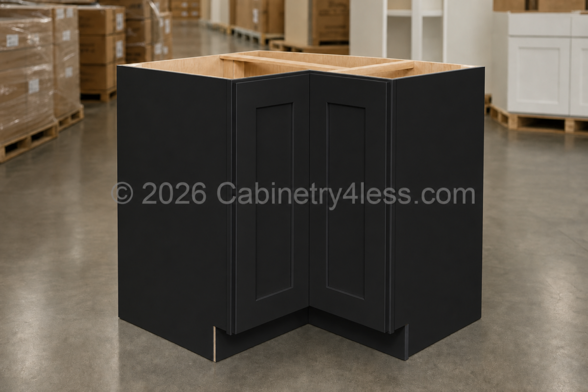 Matte Black Easy Reach Base Cabinet