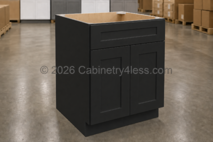 MB-SB27 - Matte Black Sink Base 27"W