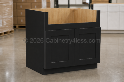 MB-FSB36 - Matte Black Farmhouse Sink Base (FSB36)
