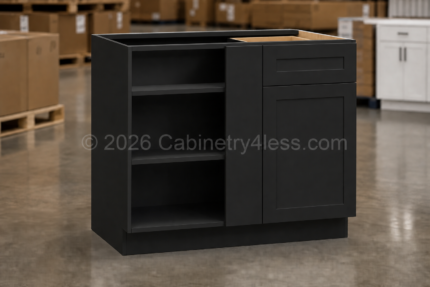 MB-BBC45 - Matte Black Base Blind Corner Cabinet (BBC45)