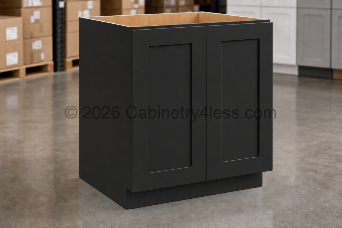 MB-FHB09 – Matte Black Full-High Door Base Cabinet (FHB09)