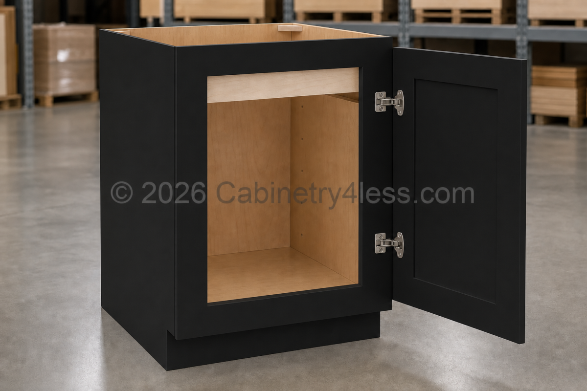 MB-FHB09 – Matte Black Full-High Door Base Cabinet (FHB09)