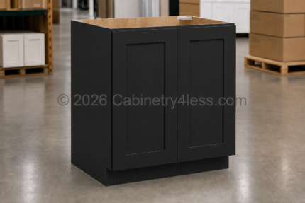 MB-FHB18 - Matte Black Full-High Door Base Cabinet (FHB18)