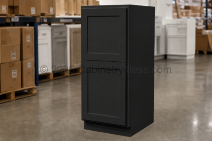 Matte Black Utility Pantry 30″W