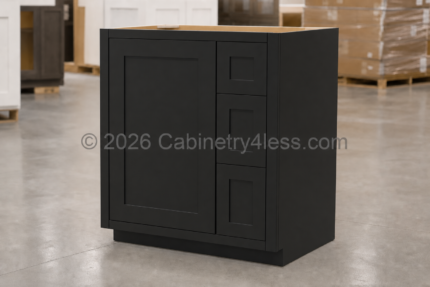 MB-WBC2736 – Matte Black Wall Blind Corner Cabinet 36″H